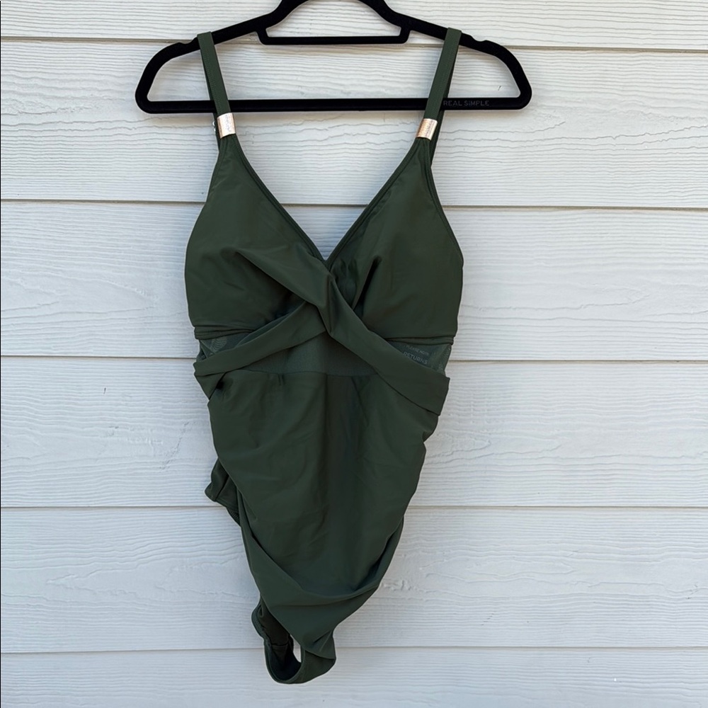 NWT Blooming Jelly 1PC Tummy Control Slimming Full Coverage Mesh Modest Swimsuit - Picture 3 of 8
